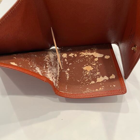 Louis Vuitton Paris Epi Wallet in Chestnut Brown - Picture 10 of 10